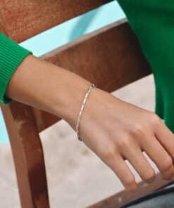 CAMILLE BRINCH LARGE ESSENTIA ARMBÅND SØLV - LEB-18