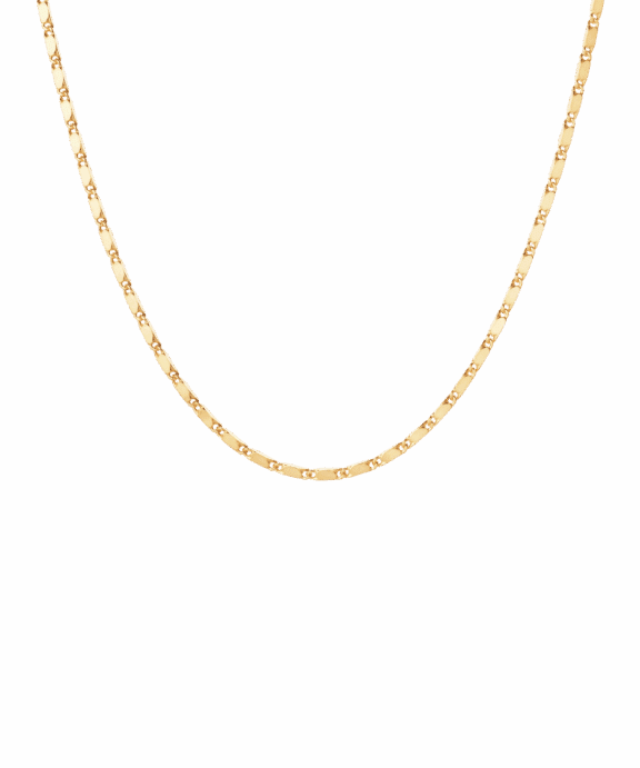 CAMILLE BRINCH LARGE ESSENTIA HALSKÆDE FORGYLDT SØLV - LEN-FG-45