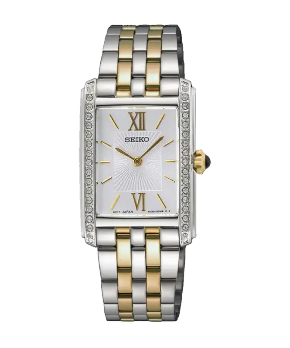 SEIKO UR DAME TOFARVET STÅL - SWR093P1