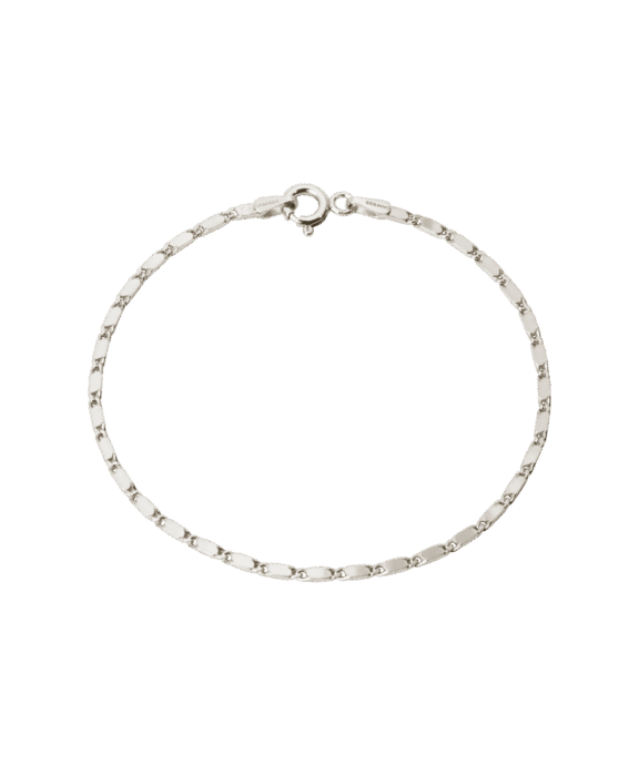 CAMILLE BRINCH SMALL ESSENTIA ARMBÅND SØLV 19 CM - SEB-19