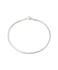 CAMILLE BRINCH SMALL ESSENTIA SNAKE ARMBÅND SØLV - SESB-18