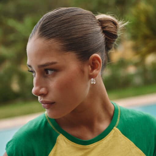 CAMILLE BRINCH TWIN ESSENTIA HOOPS SØLV - TSE - Image 2