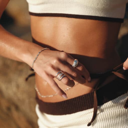CAMILLE BRINCH TWIN ESSENTIA RING SØLV - TER - Image 3