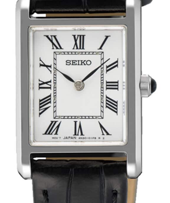 SEIKO CLASSIC UR FIRKANTET STÅL - SWR107P1