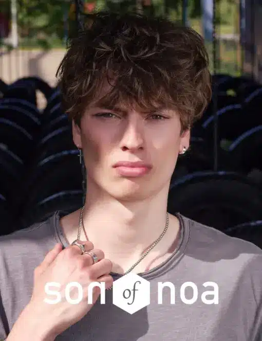 SON OF NOA SORT KALVESKIND MED STÅL PLADE - 80970179119 - Billede 2