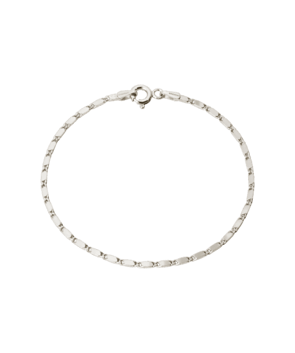 CAMILLE BRINCH SMALL ESSENTIA ARMBÅND SØLV I 18 CM - SEB-18