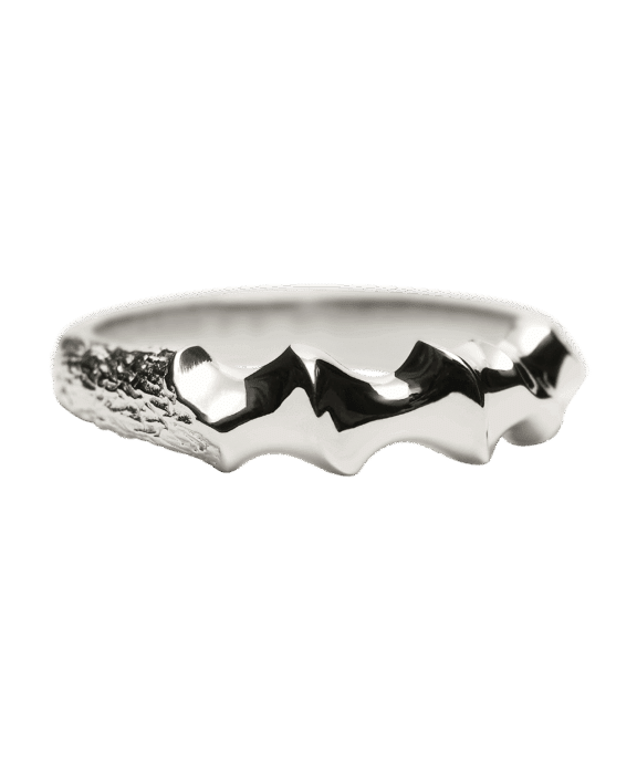 CAMILLE BRINCH SMALL PHOENIX FLAMES RING I SØLV - SPFLR