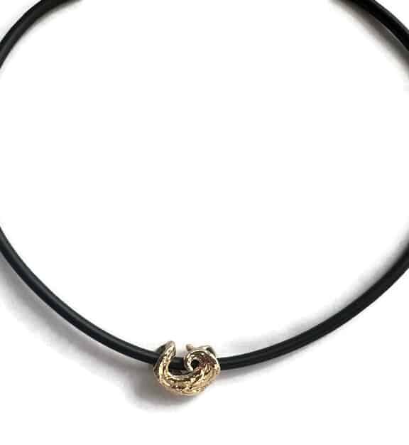 FLORA DANICA FORGYLDT SØLV TANG VEDHÆNG - hs 11/3