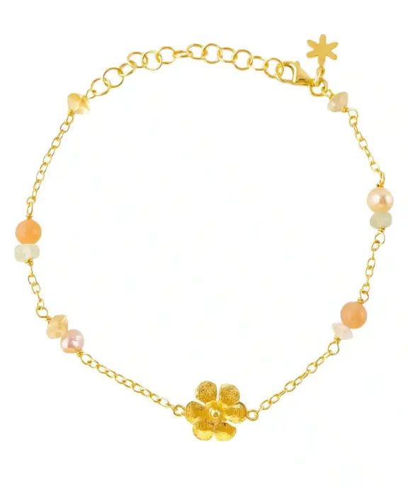 SUSANNE FRIIS BJØRNER FORGYLDT ARMBÅND - 1942-2-20-617