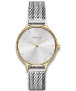 SKAGEN ANITA LILLE UR DAME STÅL MED MESH LÆNKE - SKW2340
