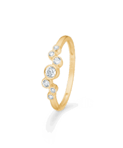MADS Z LUCY RING I 8 KARAT GULD MED ZIRKONIA - 3347035