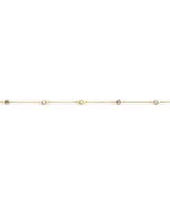 SCROUPLES SOHO ARMBÅND MULTICOLOR I FORGYLDT SØLV 17+2 CM - 39602A,M