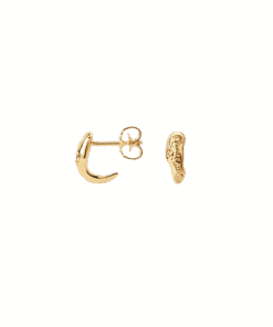 CAMILLE BRINCH HUGGED ESSENTIA STUD EARRINGS I FORGYLDT SØLV - HEE-FG