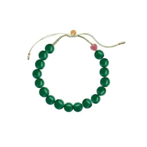 STINE A CHERRI BON GRØN JADE ARMBÅND -3226-02-OS