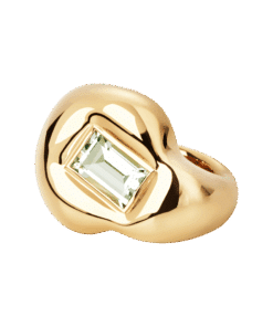CAMILLE BRINCH STATEMENT PUFFER RING I FORGYLDT SØLV - STPUR-FG