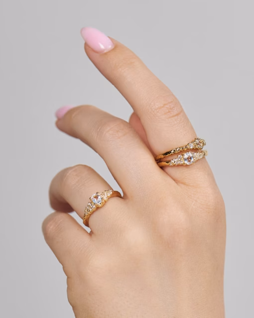 STUDIO Z FRAGMENTS FORGYLDT RING -7247863 - Billede 2