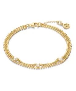 SPIRIT ICONS VENUS ARMBÅND FORGYLDT MED PERLER - 20732