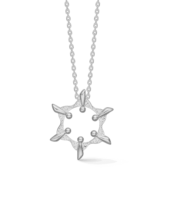 MADS Z ME & MY ANGEL HALSKÆDE I SØLV - 2120131