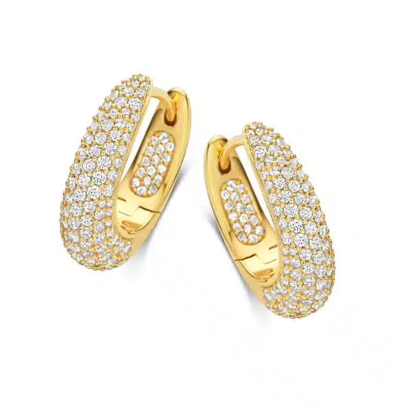 SPIRIT ICONS GRAND CALLAS ØRERING FORGYLDT MED STEM - 42362