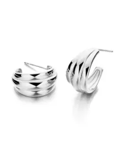 SPIRIT ICONS EMELDA ØRERING SØLV LILLE- 42521