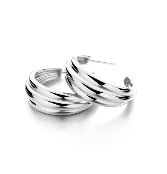 SPIRIT ICONS EMELDA ØRERING SØLV STOR - 42531