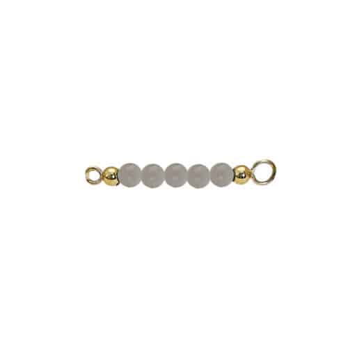 HEIRING GREY MOON TOP TIL MULTI ARMBÅND FORGYLDT SØLV - 53-4-13FG