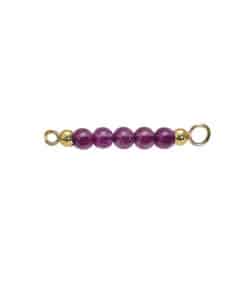HEIRING AMETHYST TOP TIL MULTI ARMBÅND I FORGYLDT SØLV - 53-4-23FG