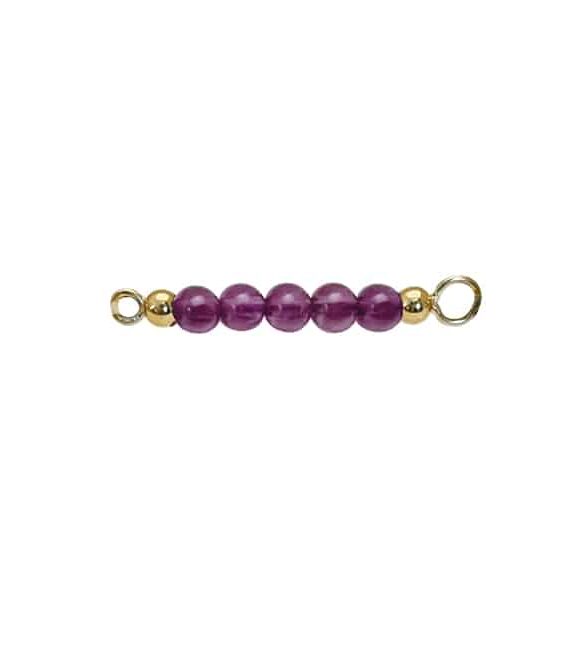 HEIRING AMETHYST TOP TIL MULTI ARMBÅND I FORGYLDT SØLV - 53-4-23FG