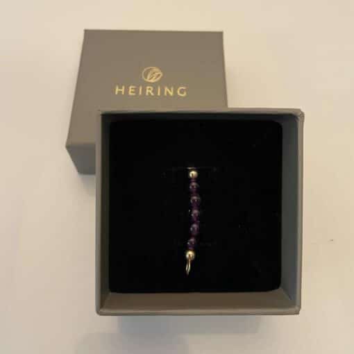 HEIRING AMETHYST TOP TIL MULTI ARMBÅND I FORGYLDT SØLV - 53-4-23FG - Billede 4