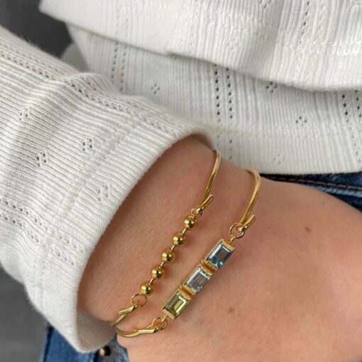 HEIRING SQUARE MIX TOP TIL MULTI ARMBÅND I FORGYLDT SØLV - 53-4-31FG-9-1 - Billede 4