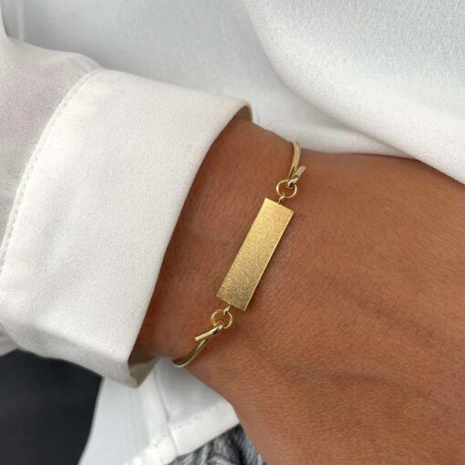 HEIRING SIGNET TOP TIL MULTI ARMRING I FORGYLDT SØLV - 53-4-36FG - Billede 2