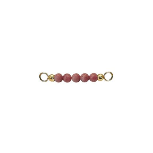 HEIRING PINK RHODONIT TOP TIL MULTI ARMRING I FORGYLDT SØLV - 53-4-92FG