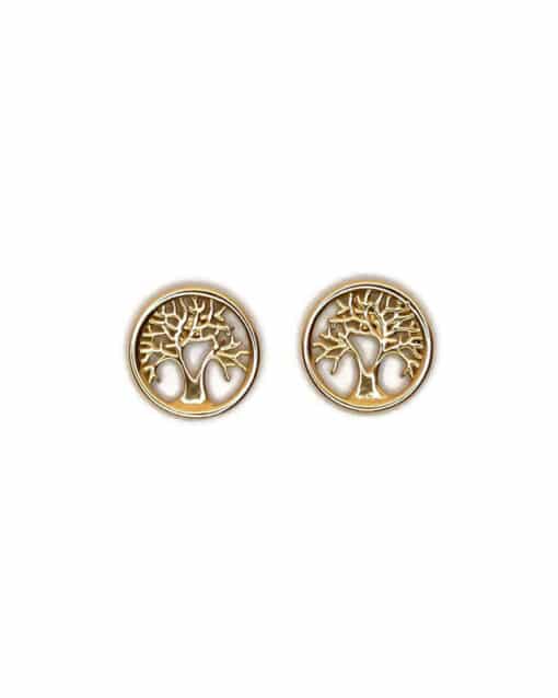CHRISTOFFERSEN JEWELLERY LIVETS TRÆ ØRESTIKKER 14 KARAT -  3001077