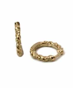 CHRISTOFFERSEN JEWELLERY SNOET KNÆK CREOL 8 KARAT GULD - 3700662-3
