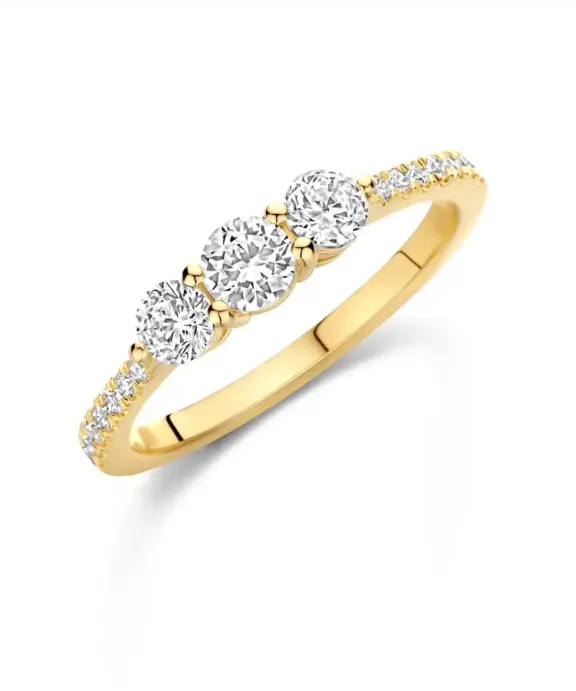 SPIRIT ICONS THALIA RING SØLV FORGYLDT MED ZIRKONIA (S) - 51472