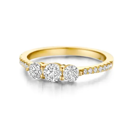 SPIRIT ICONS THALIA RING SØLV FORGYLDT MED ZIRKONIA (S) - 51472 - Billede 2