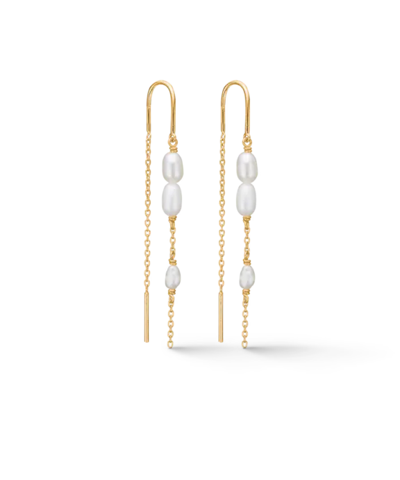 STUDIO Z SØLV FORGYLDT PERMA ØRERINGE - 7203935