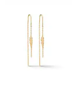 STUDIO Z SØLV FORGYLDT ØRERINGE ICICLE - 7200937