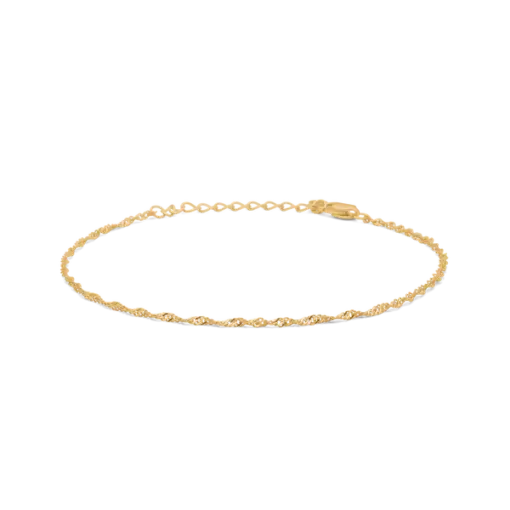 STUDIO SØLV FORGYLDT ARMBÅND FLOW - 7250452