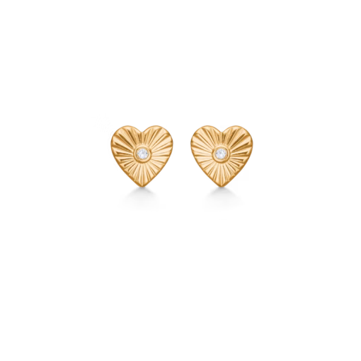 STUDIO Z STARLIT HEART SØLV FG ØRESTIK - 7217384