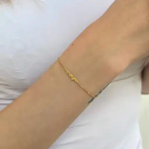 SISTIE COCO SØLV FORGYLDT ARMBÅND - Z3072GS - Billede 3