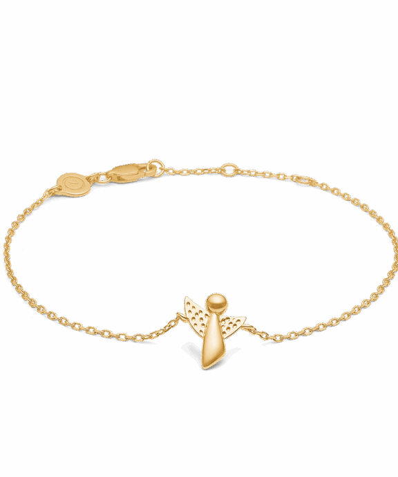 MADS Z ME AND MY ANGEL ARMBÅND I FORGYLDT SØLV - 2250031