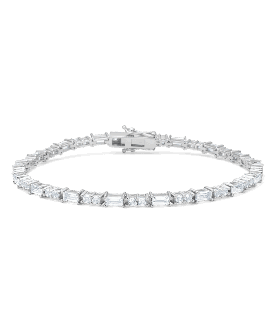 MADS Z CELESTIAL BY MEDINA ARMBÅND I SØLV MED HVID TOPASER - 3156904