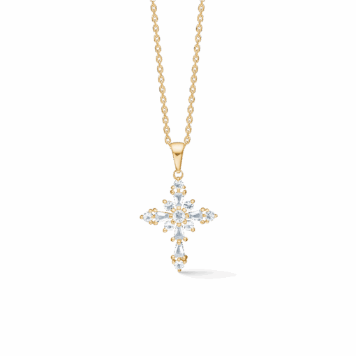 MADS Z CELESTIAL BY MEDINA VEDHÆNG I 8 KARAT GULD MED HVIDE TOPASER - 3326902