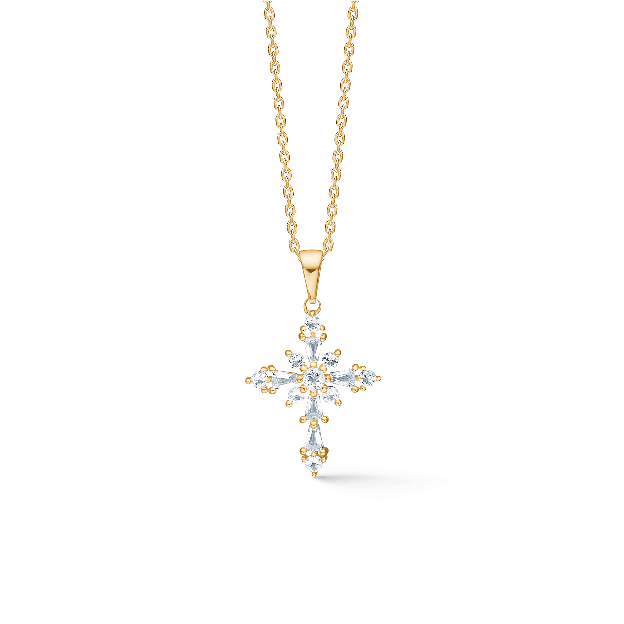MADS Z CELESTIAL BY MEDINA VEDHÆNG I 8 KARAT GULD MED HVIDE TOPASER - 3326902