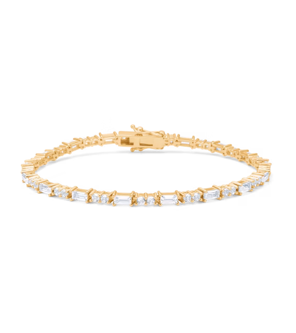 MADS Z CELESTIAL BY MEDINA ARMBÅND 8 KARAT MED HVID TOPAS- 3356904