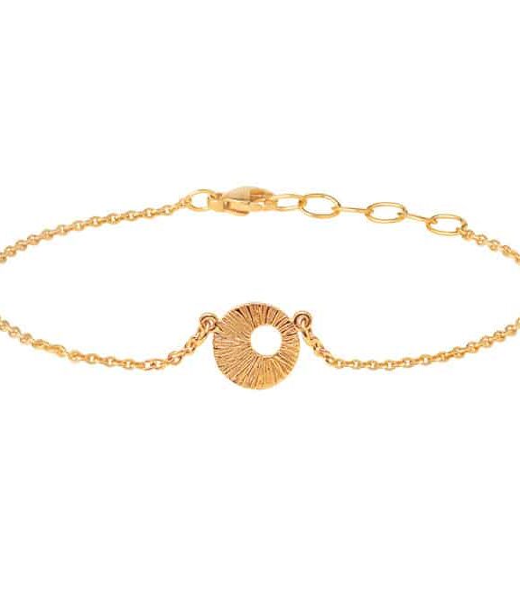 HEIRING ARMBÅND MED DRØMMEFANGER MINI I FORGYLDT SØLV - 51-4-76FG