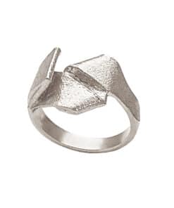 HEIRING MILLE RING NO. 5 I RHODINERERT SØLV - 53-3-75RH