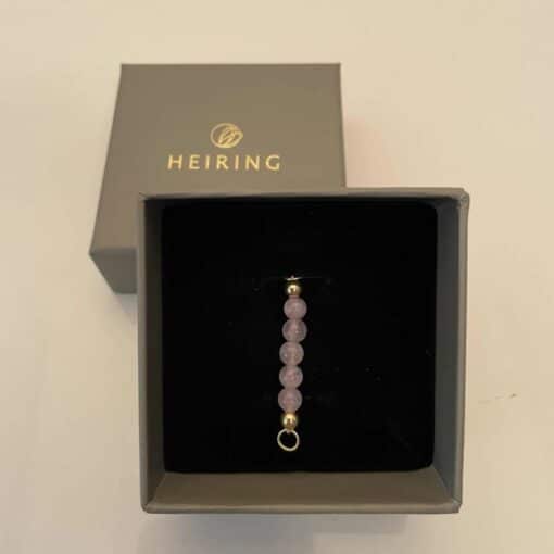 HEIRING LYS AMETYST TOP TIL MULTI ARMRING I FORGYLDT SØLV - 53-4-22FG - Billede 4
