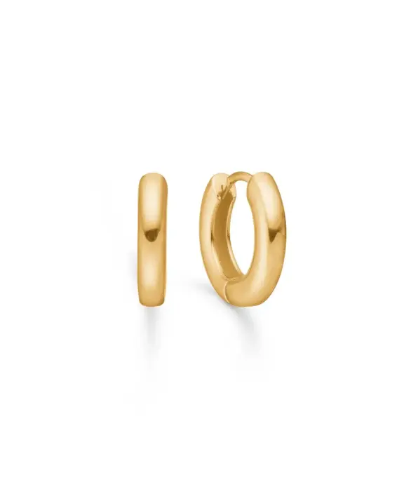 STUDIO Z LUMIN SØLV FORGYLDT ØRERING - 7210371